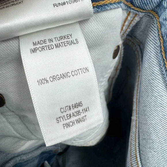 AGOLDE PINCH WAIST KICK FLARE IN RIPTIDE JEANS SIZE 30 B1219 - Picture 8 of 8